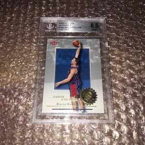2000-01 Fleer Authority Jason Collier Basketball Card BGS 8.5 NM-MT+ 1 Of 1250